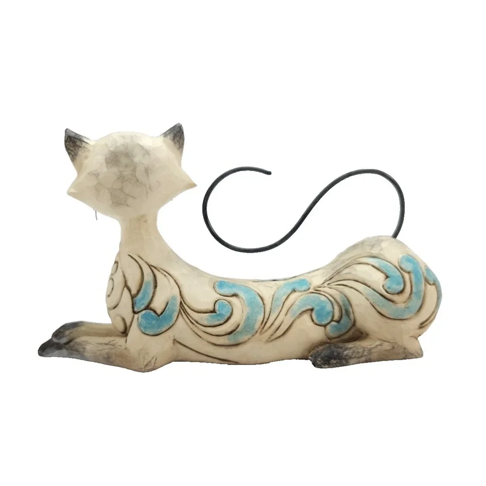 Jim‎ Shore Maya Laying Down Siamese Cat Figure Heartwood Creek Enesco 2013 #1